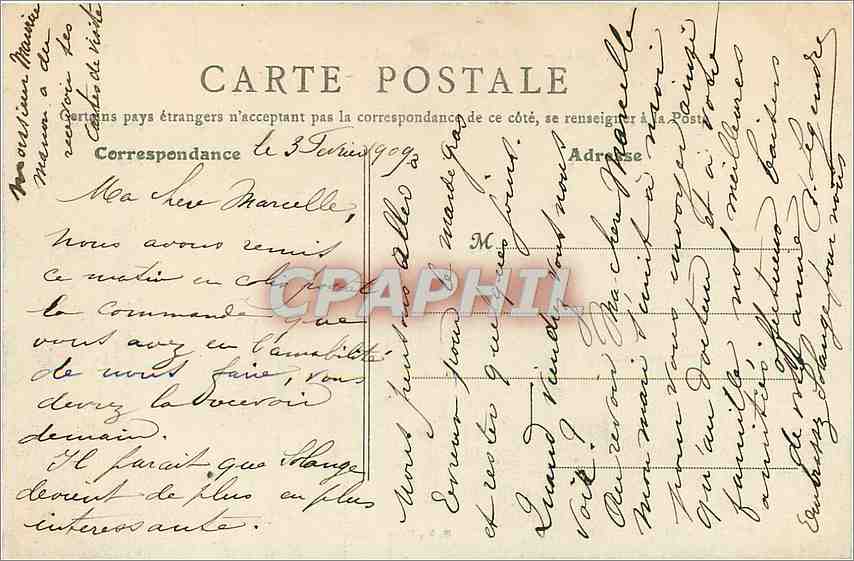 CPA Paris Boulevard des Italiens  — Rückseite