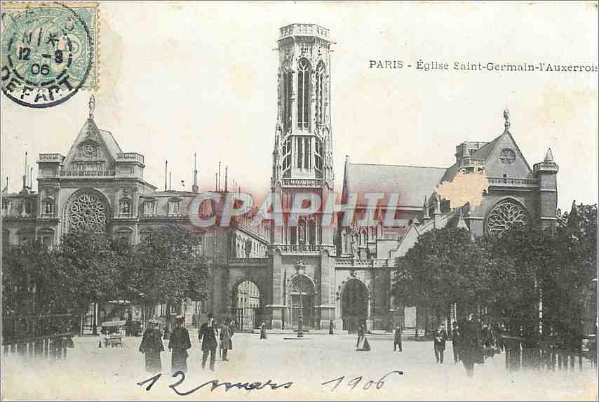 CPA Paris Eglise Saint Germain l'Auxerrois 