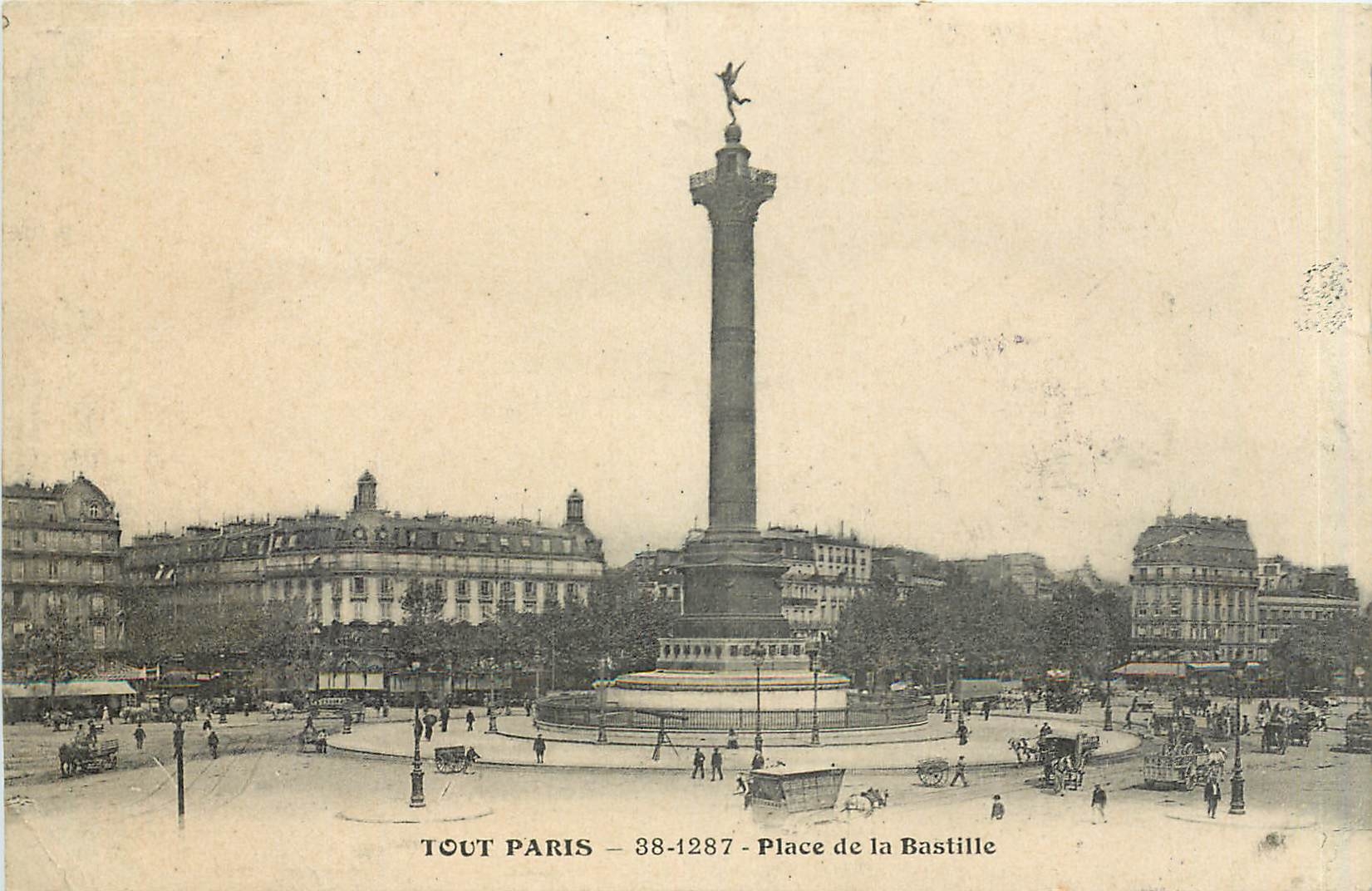 CPA Paris Place de la Bastille 