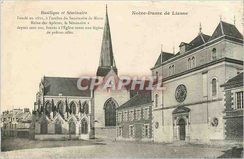 CPA Basilique et Seminaire Notre Dame de Liesse 