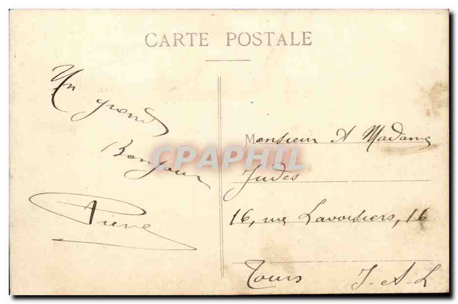 Château de VIZILLE — Vue sur le Parc de l'Escalier d'Honneur — A. Michel, phot. Grenoble — Verso
