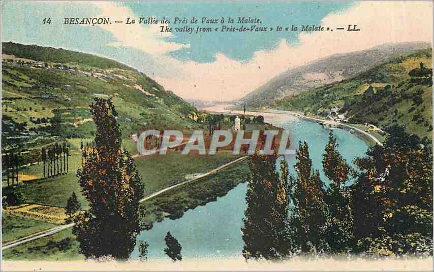 Besançon — La Vallée des Prés de Vaux à la Malate — LL