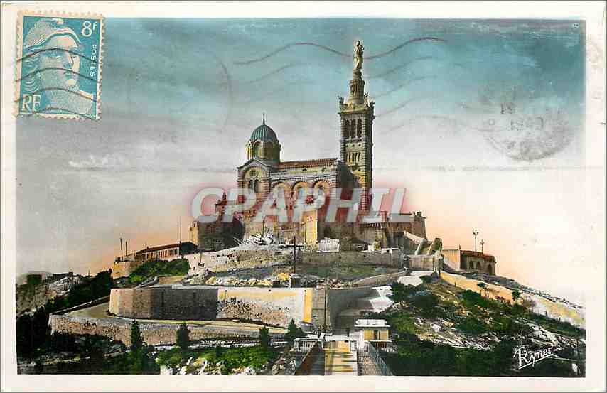 CPA Marseille Basilique de Notre Dame de la Garde 