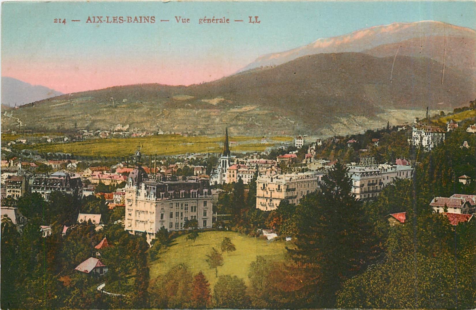 CPA Aix les Bains Vue generale 