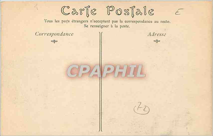CPA La Sarthe et Le Mans Vue prise du Quai de l'Amiral Lalande Train — Rückseite