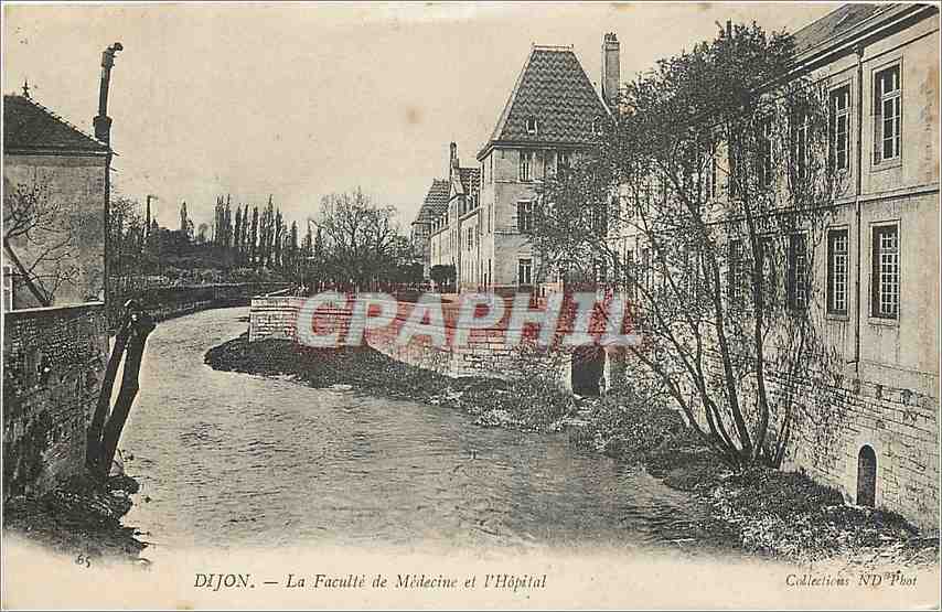 CPA Dijon La Faculte de Medecine et l'Hopital 