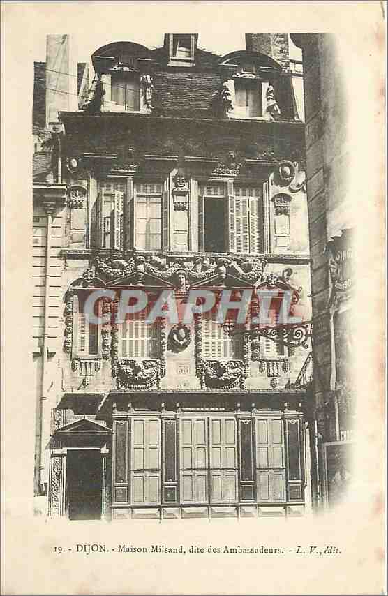 CPA Dijon Maison Milsand dite des Ambassadeurs 