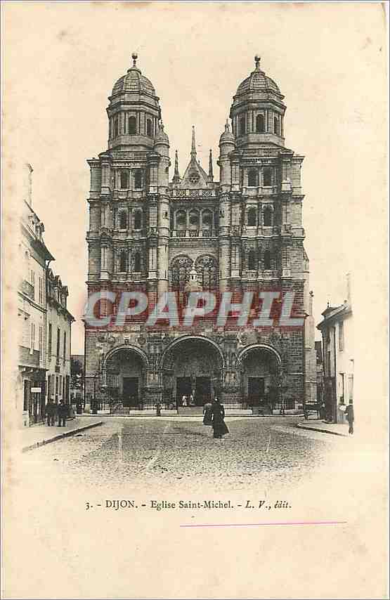 CPA Dijon Eglise Saint Michel 