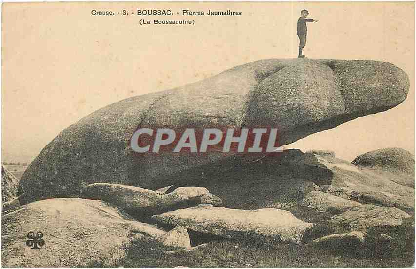 Boussac - Pierres Jaumathres (La Boussaquine) — éditeur anonyme, n° de série non visible