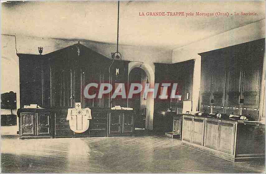 CPA La Grande Trappe pres Mortagne Orne La Sacristie 