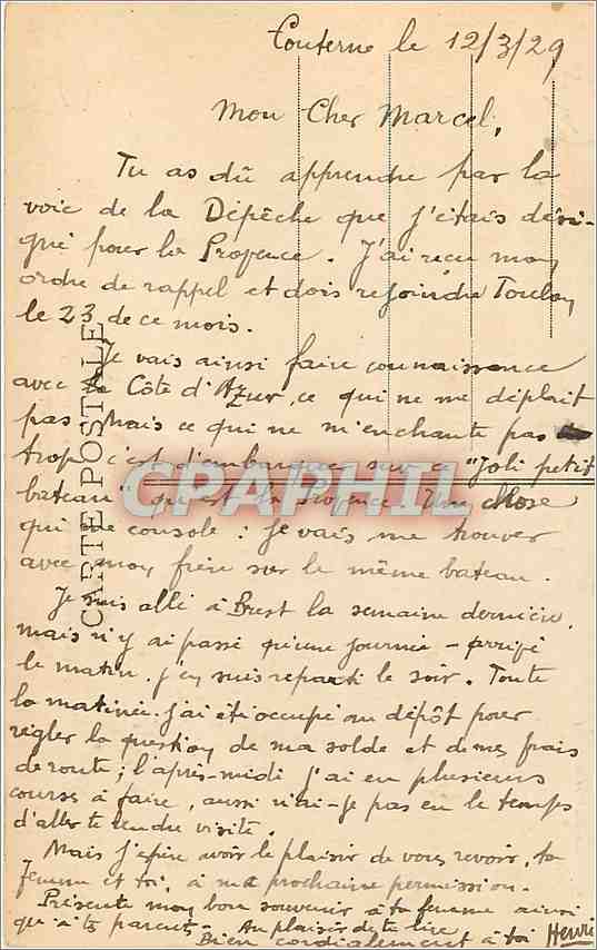 CPA La Normandie Bagnoles de l'Orne Le Lac et le Casino du Lac  — Rückseite
