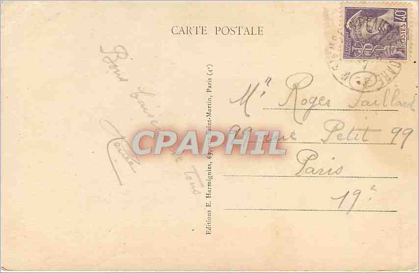 CPA Le Vieux Beauvais La Maison aux Faiences  — Rückseite