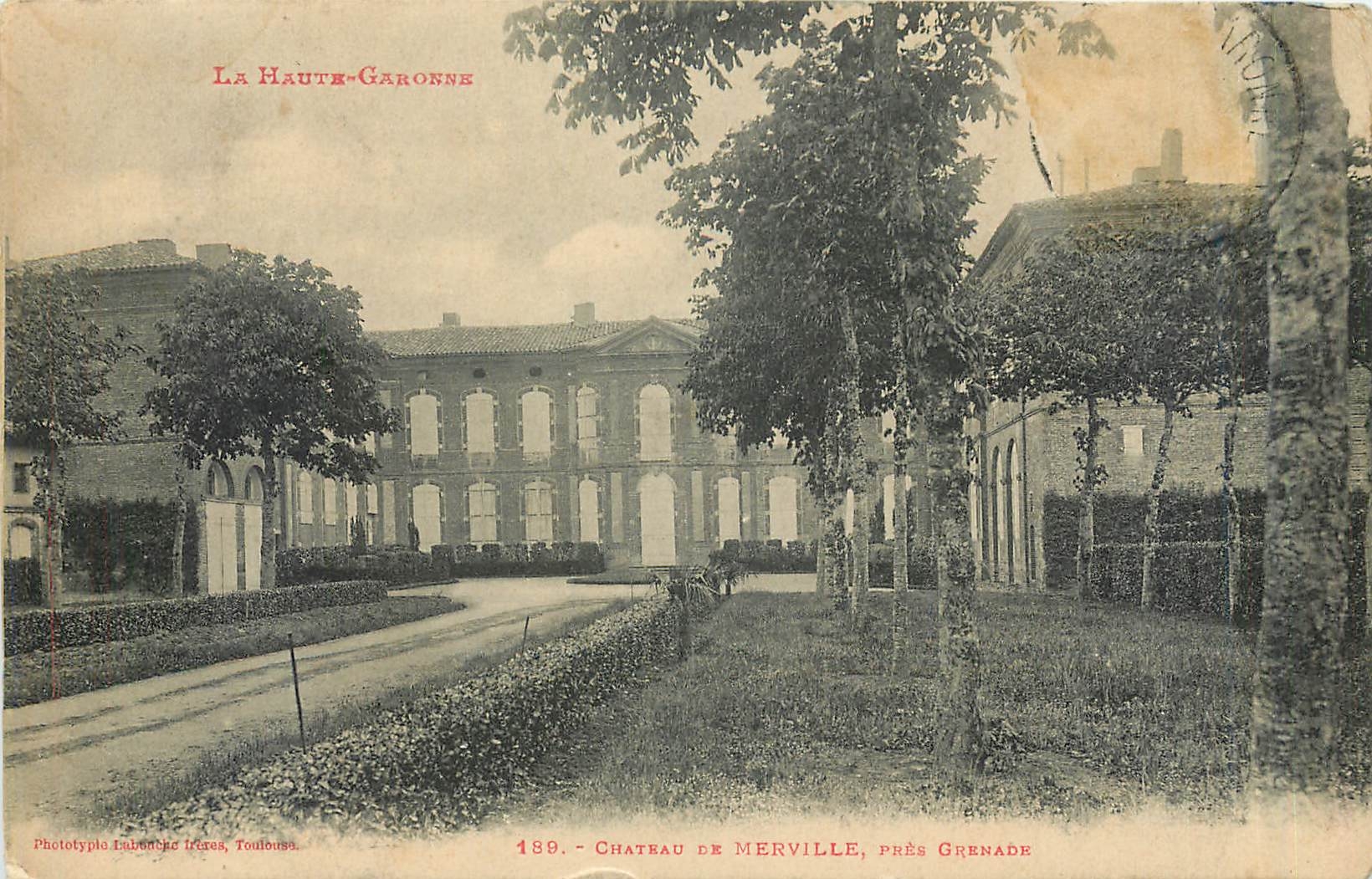 CPA La Haute Garonne Chateau le Merville pres Grenade 