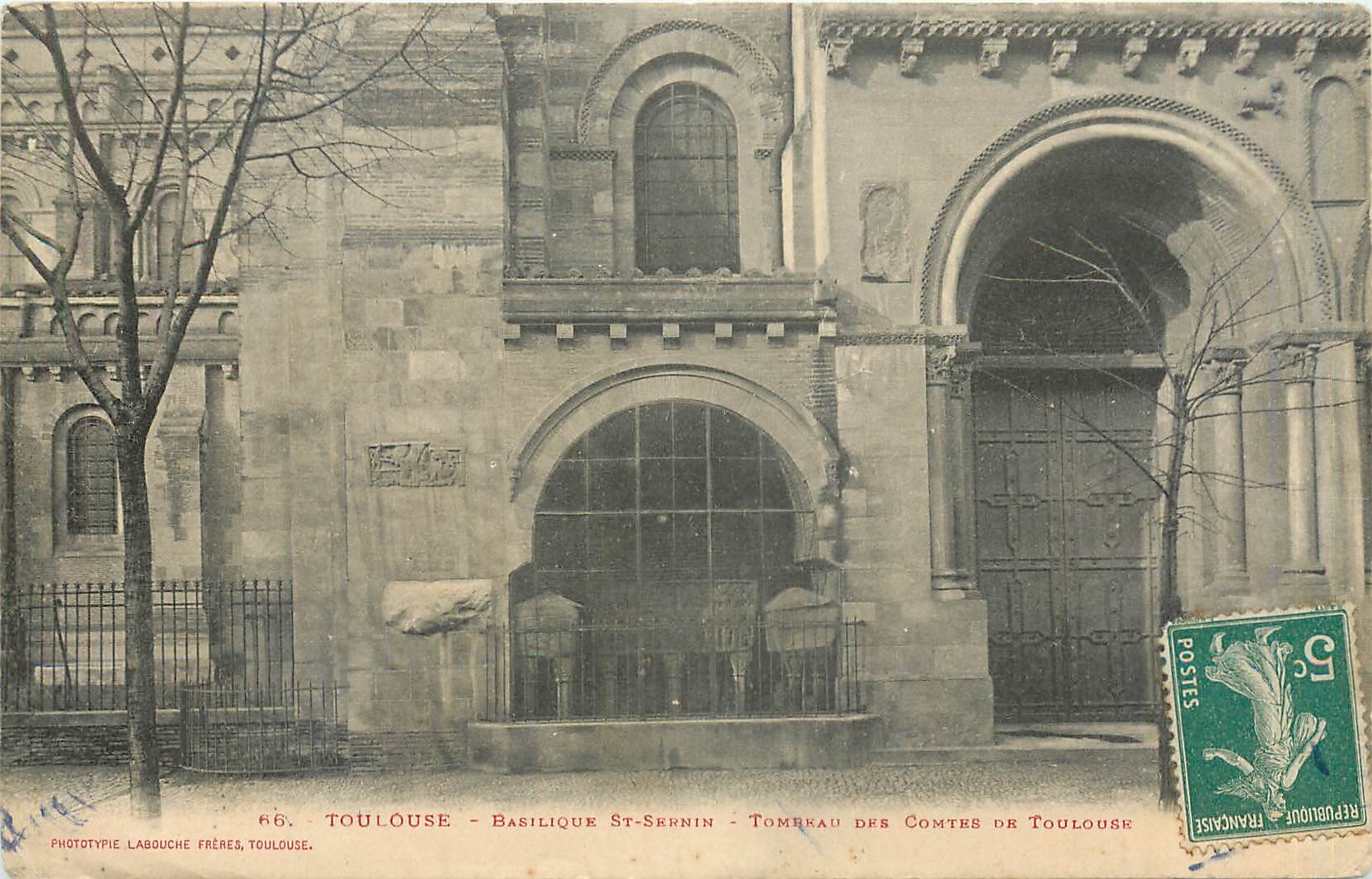 CPA Toulouse Basilique St Sernin Tombeau des Comtes de Toulouse 