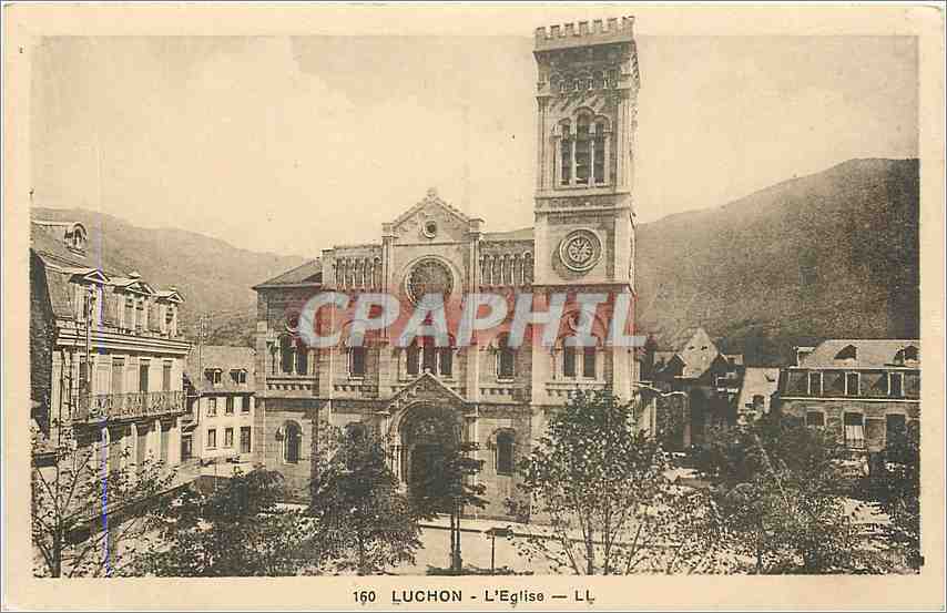 CPA Luchon L'Eglise 