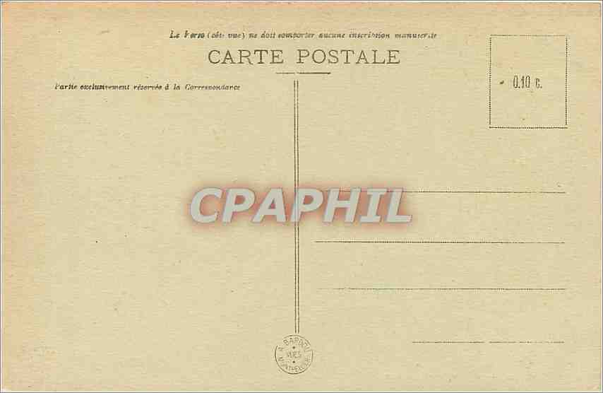 CPA Cette Vue generale et Etangs de Thau  — Back