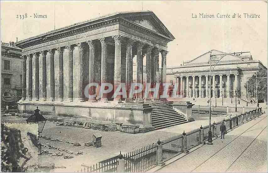 Nîmes - La Maison Carrée et le Théâtre — Éditeur Marcelin, n° 2338
