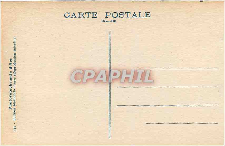CPA Les Grands Goulets Le Pont de la Goule Noire  — Rückseite