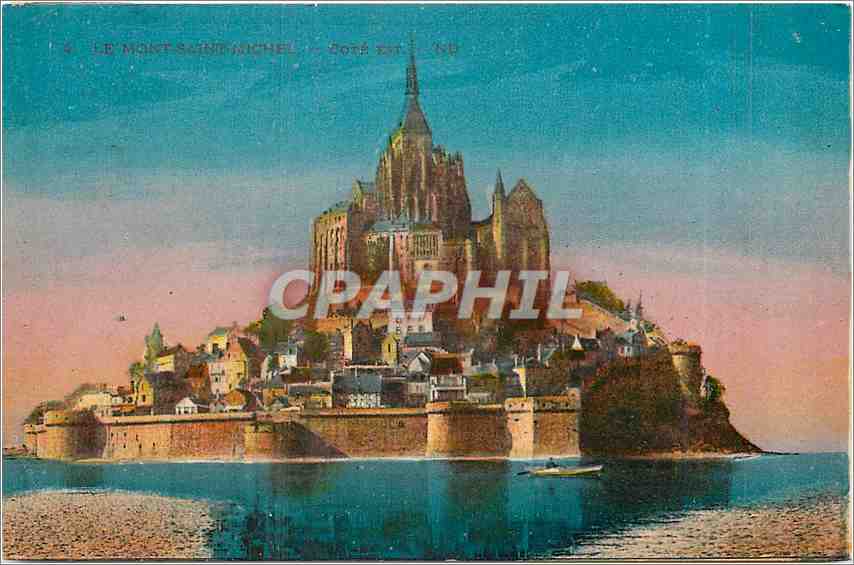 CPA Le Mont Saint Michel Cote Est 