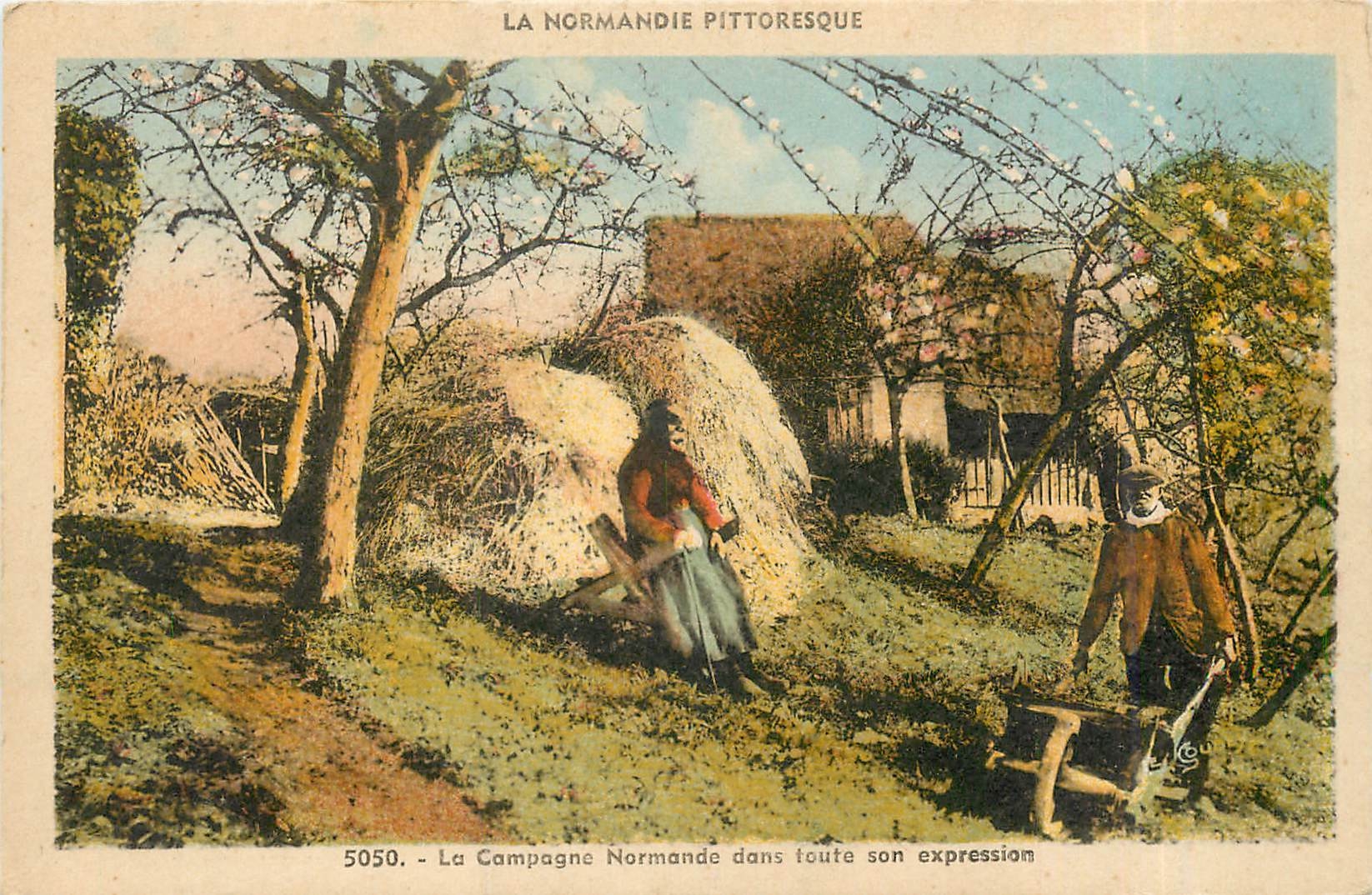 CPA La Normandie Pittoresque La Campagne Normande dans toute son expression Folklore