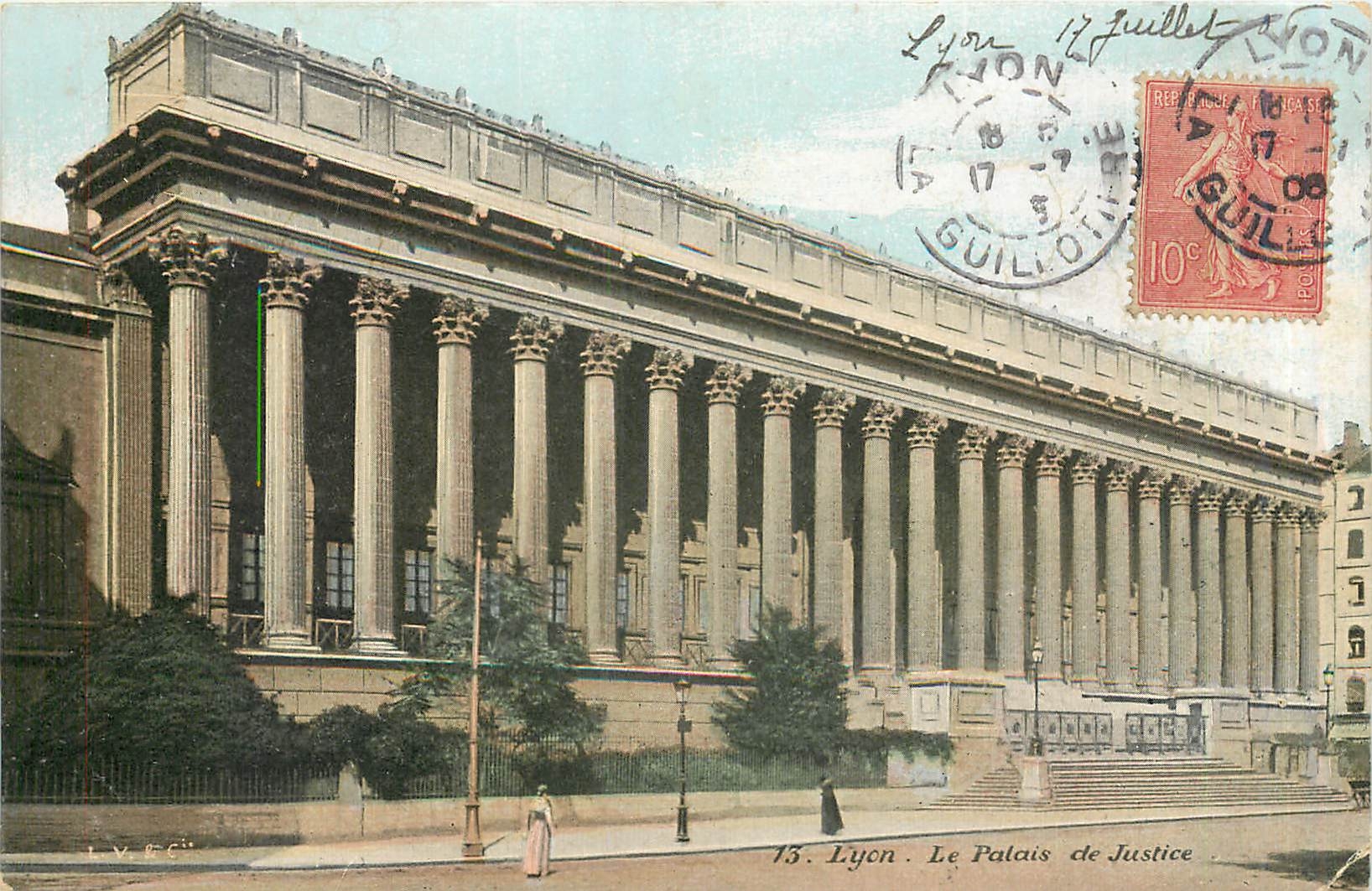 CPA Lyon Le Palais de Justice 