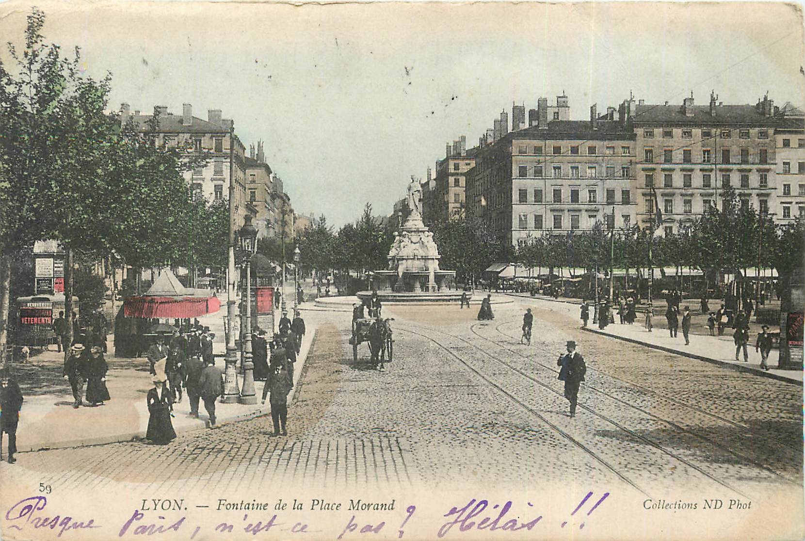 LYON — Fontaine de la Place Morand — Collections ND Phot