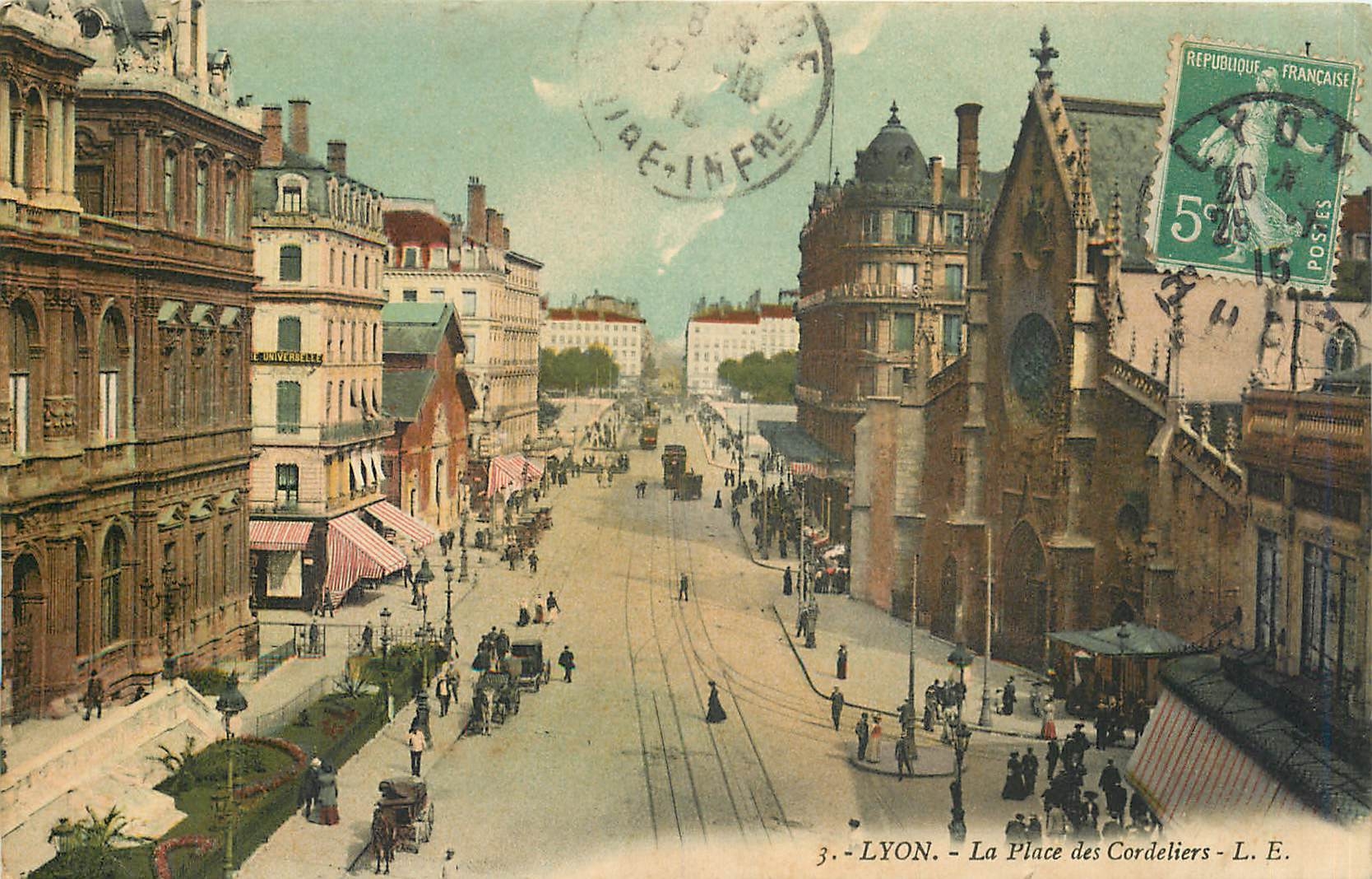 CPA Lyon La Place des Cordeliers 
