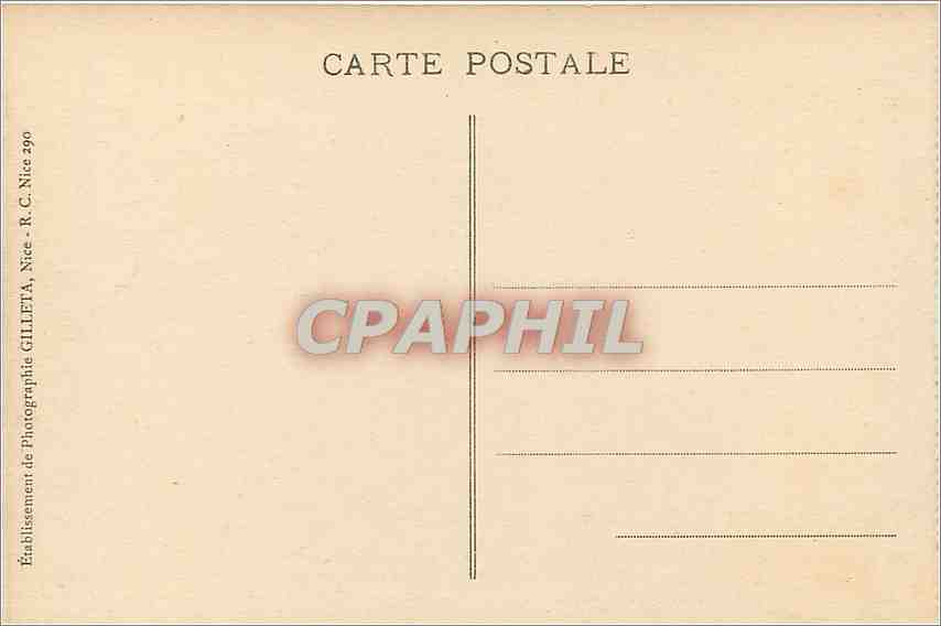 CPA Chemin du Paradis et Viaduc du Loup Ligne du Sud de la France  — Verso