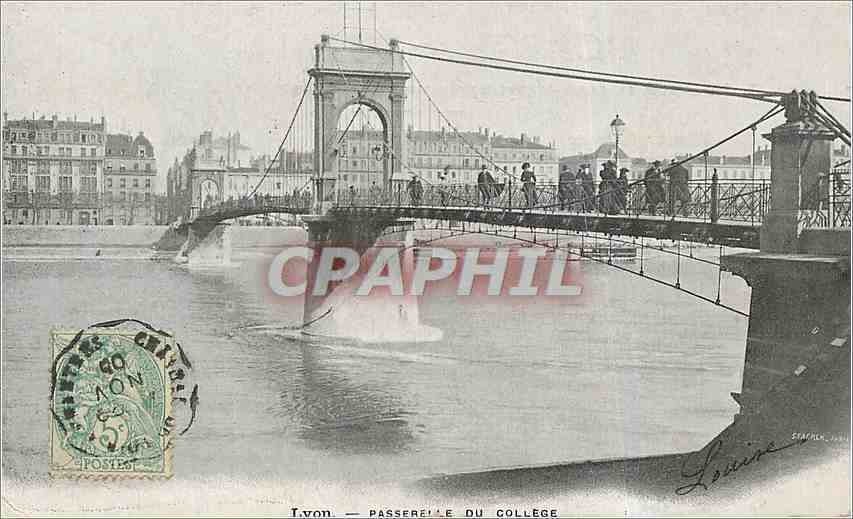 CPA Lyon Passerelle du College 