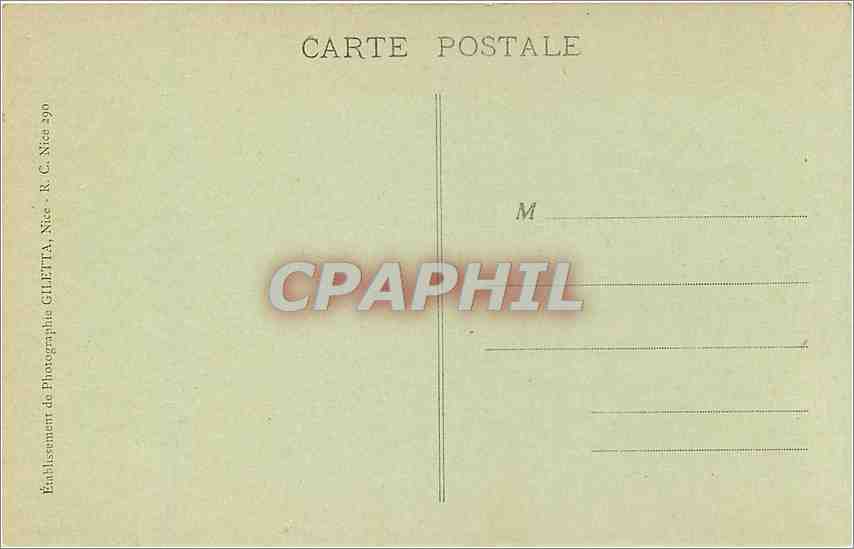 CPA Sospel AM Interieur de l'Eglise St Michel  — Rückseite