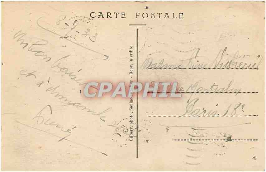CPA Angouleme Vue generale prise des bois de Saint Martin  — Rückseite