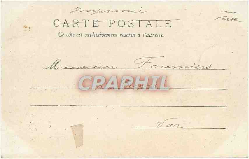CPA La Rochelle Tour St Sauveur  — Verso