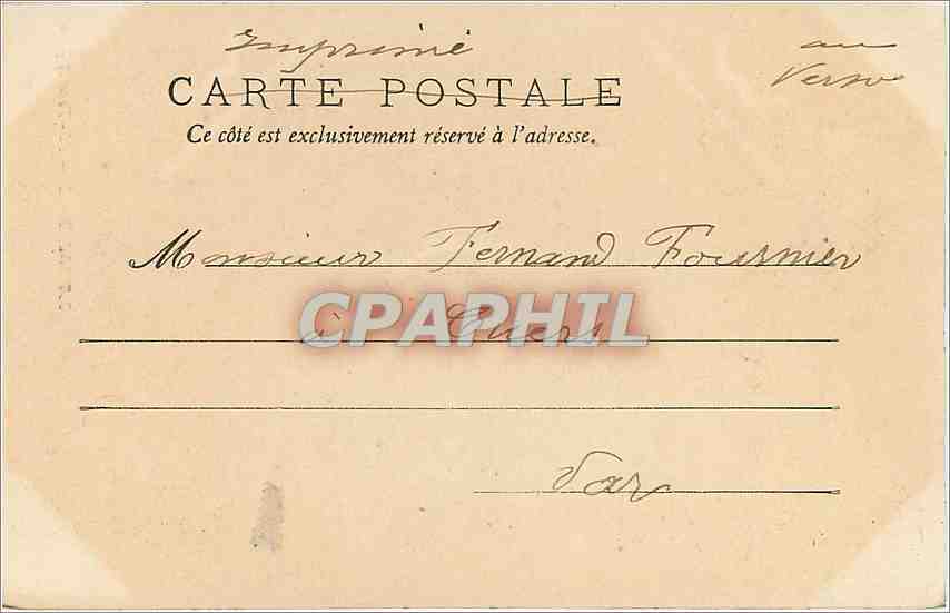 CPA La Rochelle Tour St Jean  — Verso
