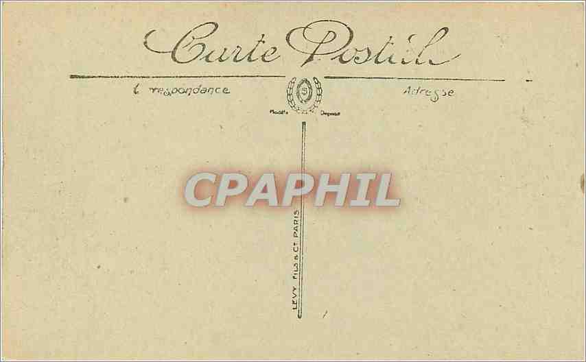 CPA La Rochelle La Cathedrale  — Verso