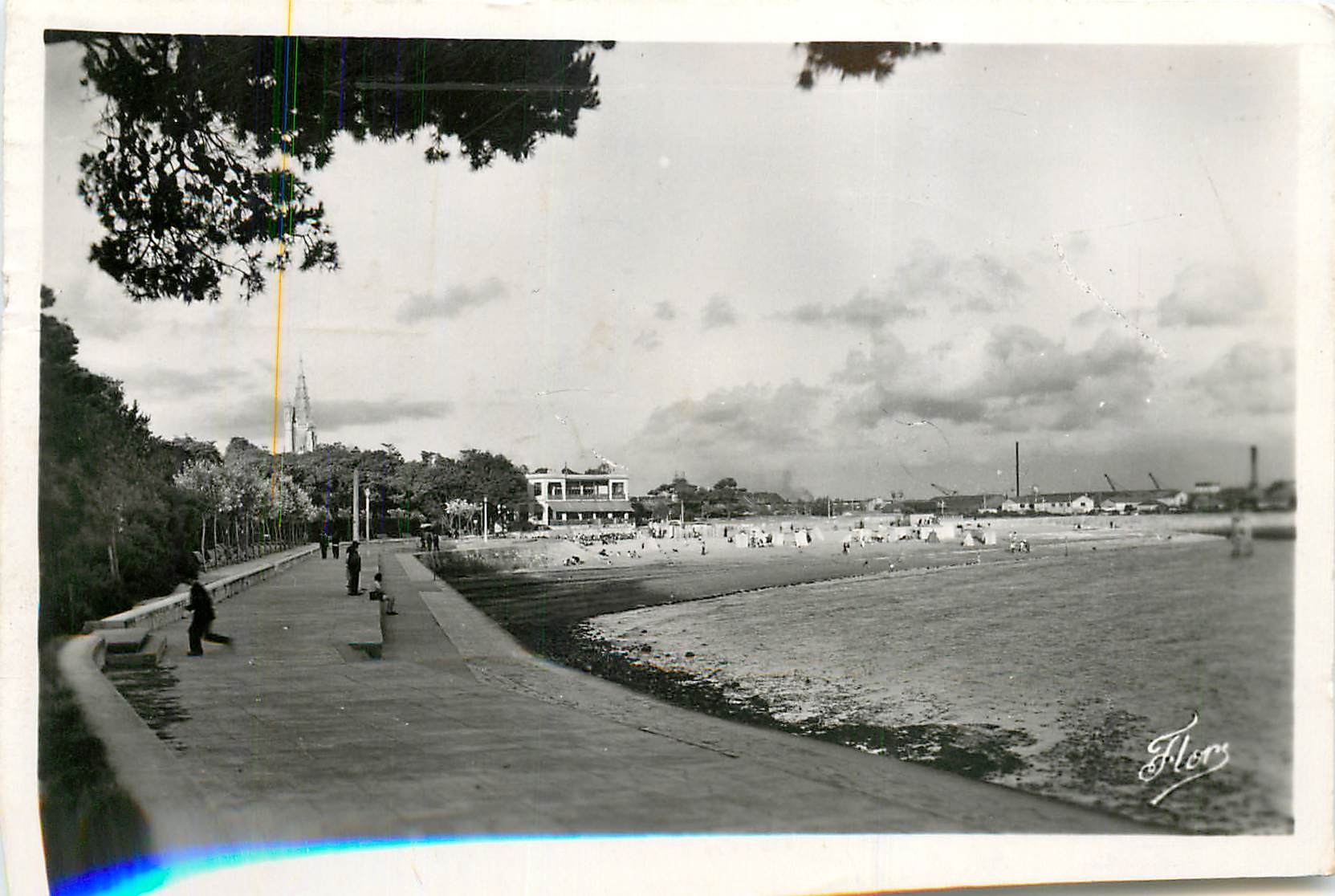 CPA La Rochelle Ch Mme La Plage 