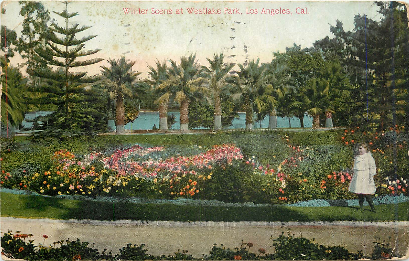 CPA Winter Scene at Westlake Park Los Angeles 