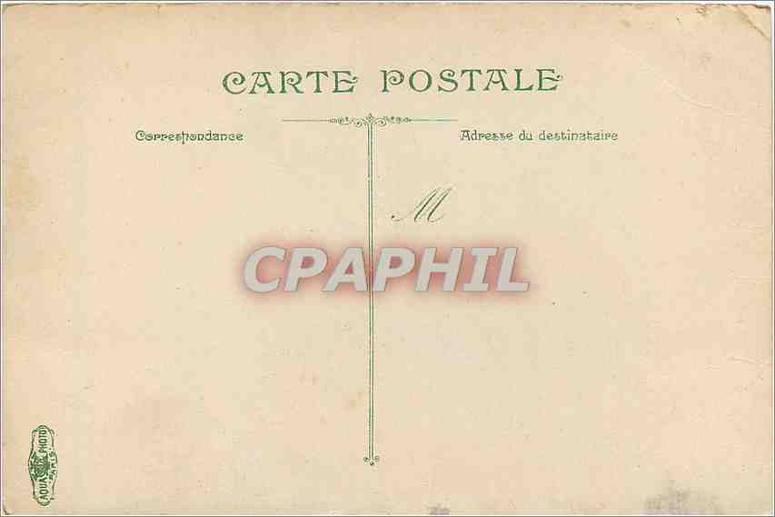 CPA Marseille Le pont de la fausse monnaie Tramway — Rückseite