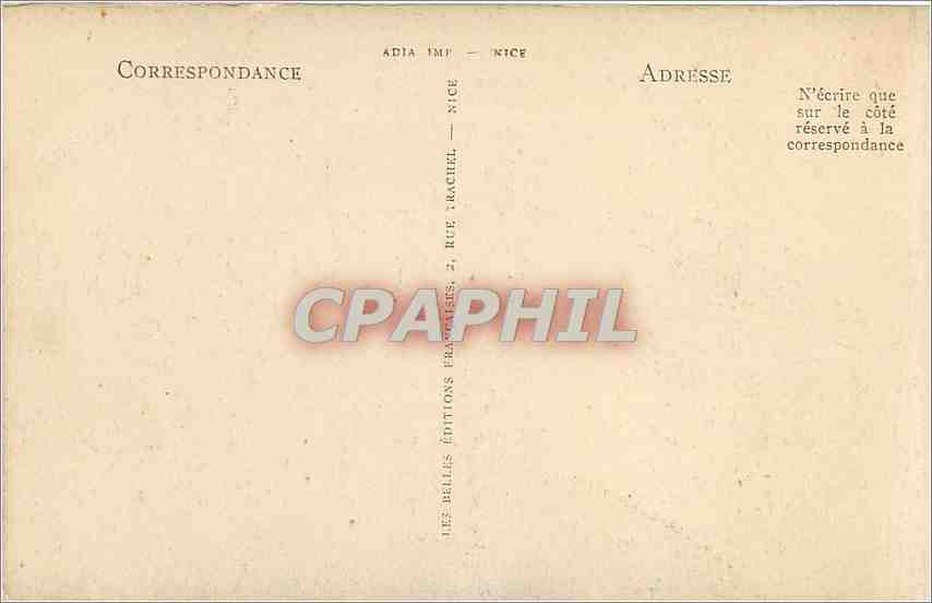 CPA Constantine Pont Sidi Rachel la Ville Indigene et le Bardo  — Verso