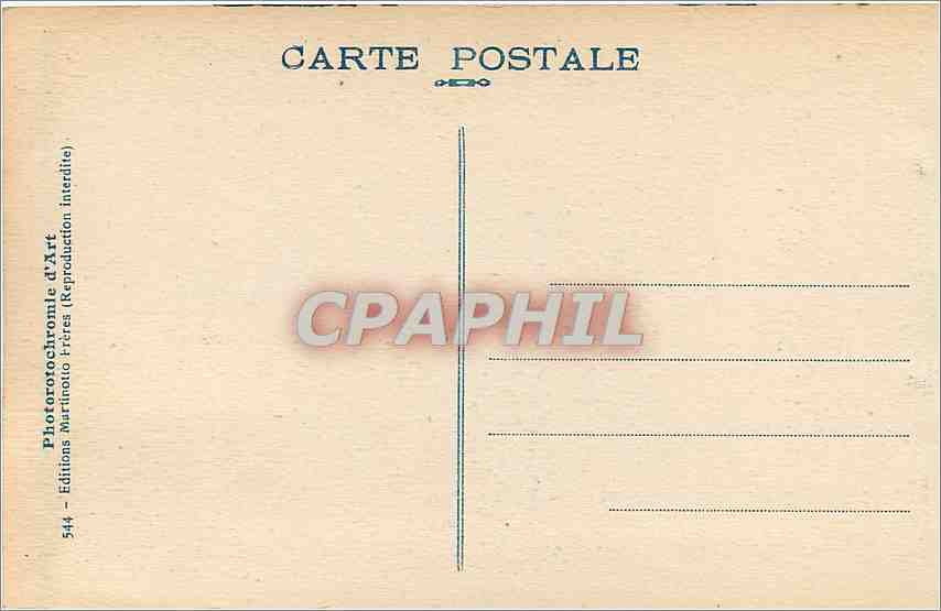 CPA Les Grands La Route en a pic et les Cascades de la Vernaison  — Rückseite