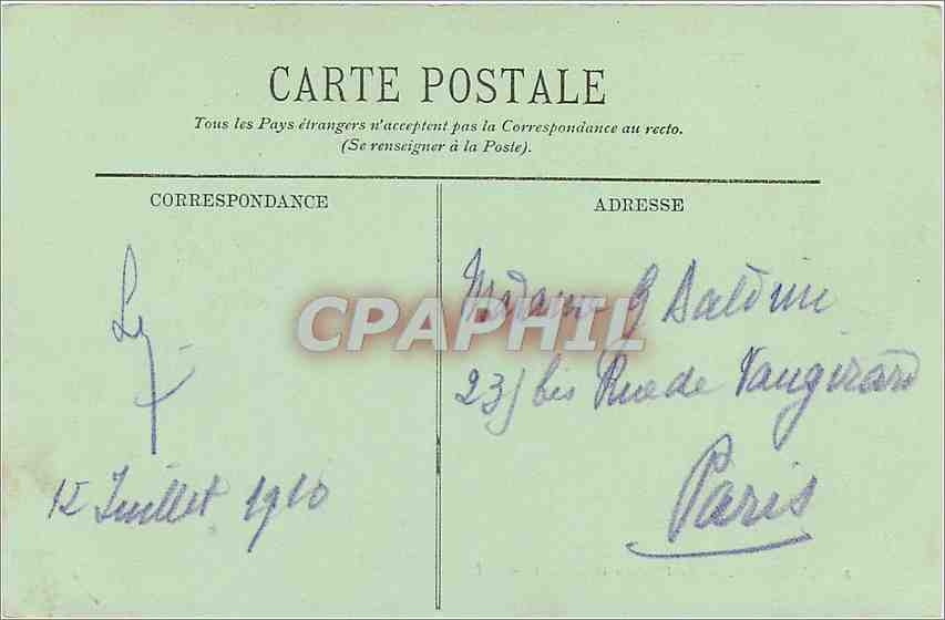 CPA Amboise Le Chateau et le Quai  — Rückseite