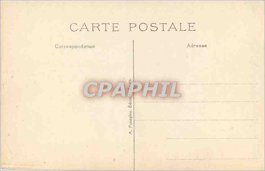 CPA Langeais L et L Entree du Chateau avec Pont levis  — Verso