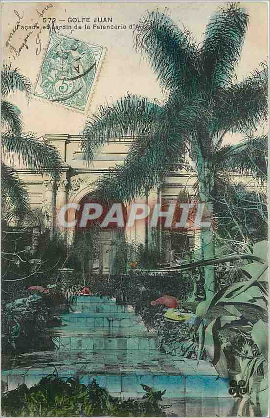 CPA Golfe Juan Facade et Jardin de la Falencerie 