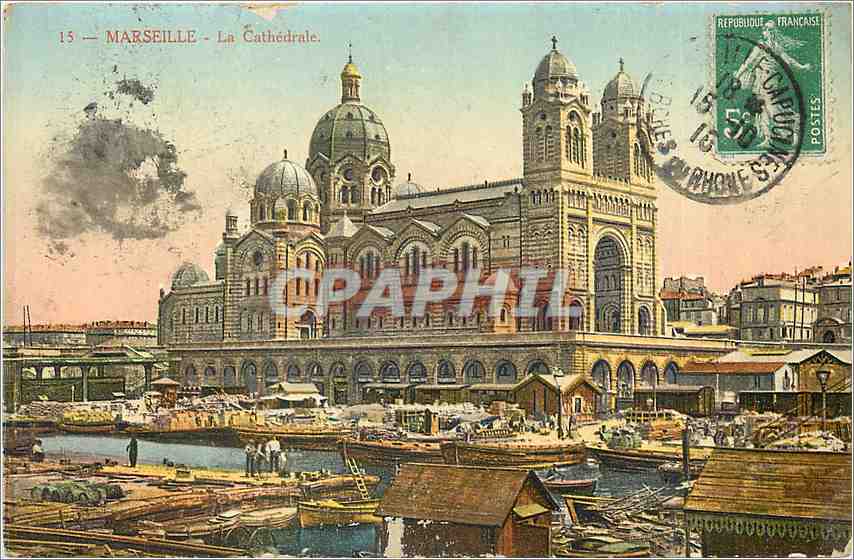 CPA Marseille La Cathedrale 