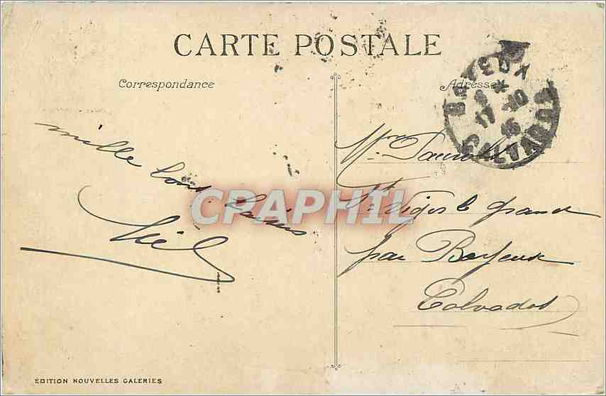 CPA Marseille La Cathedrale  — Rückseite