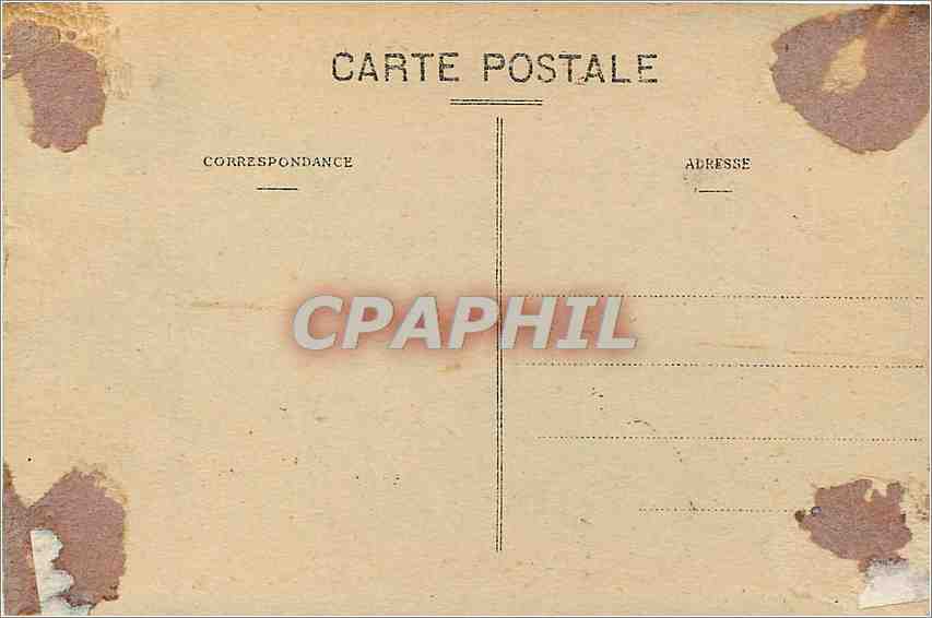 CPA Marseille Route de la Corniche  — Rückseite