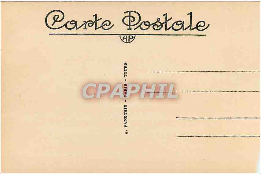 CPA Versailles Le Parc Le Bassin du Char d'Apollon  — Verso