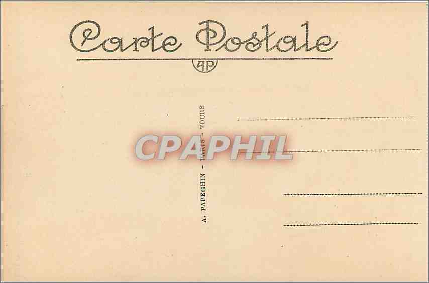 CPA Versailles Le Chateau La Galerie des Batailles  — Verso