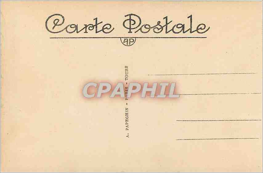 CPA Versailles Le Chateau La Chambre a coucher de Louis XIV  — Verso