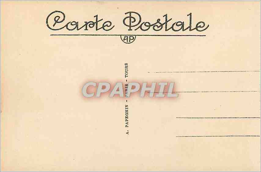 CPA Versailles Le Chateau Facade du Palais  — Rückseite