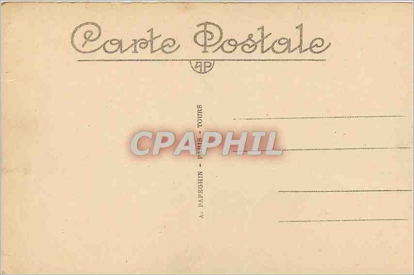 CPA Versailles La voiture du Sacre de Charles X — Rückseite